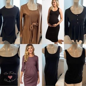 Maternity lot dresses and tops